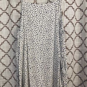 Black and White Print Tank Top